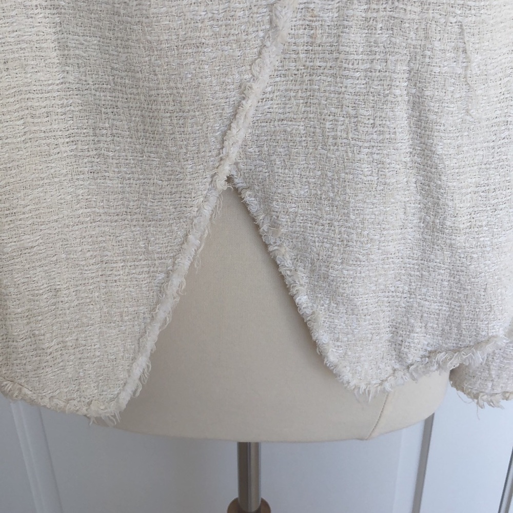 10 Crosby Derek Lam White Distressed Jacket 8 - Picture 8 of 11